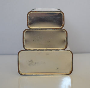 Vintage 60s Metal Band-Aid Tin Box With Butterfly Closures