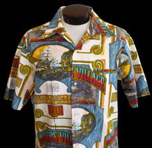 Load image into Gallery viewer, Vintage 60s Keone Sportwear  Kaanapali Beach Souvenir Hawaiian Shirt Size Large