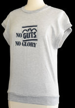 Load image into Gallery viewer, Vintage 80s No Guts No Glory Short Sleeve Workout Sweatshirt Tee Size Small to Medium