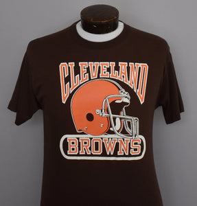 Vintage 80s Cleveland Browns NFL Tee Size Medium