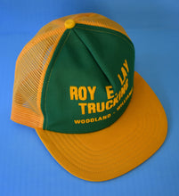 Load image into Gallery viewer, 80s Roy E. Lay Two Tone Work Wear Snapback Hat