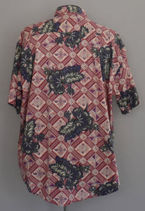 Vintage 90s Batik Tribal Print Shirt Size XL to XXL