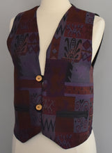 Load image into Gallery viewer, Vintage 90s Mens Artesanias Button Front Vest Size Small