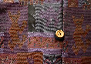 Vintage 90s Mens Artesanias Button Front Vest Size Small