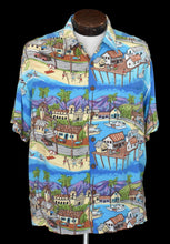 Load image into Gallery viewer, Vintage 90s Ron Anderson Hawaiian Shirt Size Medium to Large