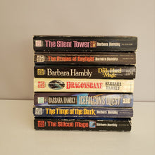 Load image into Gallery viewer, Lot of 7 Vintage Barbara Hambly Sci-Fi Science Fiction Fantasy Del Rey Books