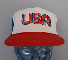 Load image into Gallery viewer, Vintage 90s USA Embroidered Snap Back Hat
