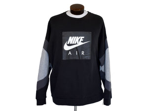 Nike Air Black Color Block Side Zip Pullover Sweatshirt Size XXL 2X
