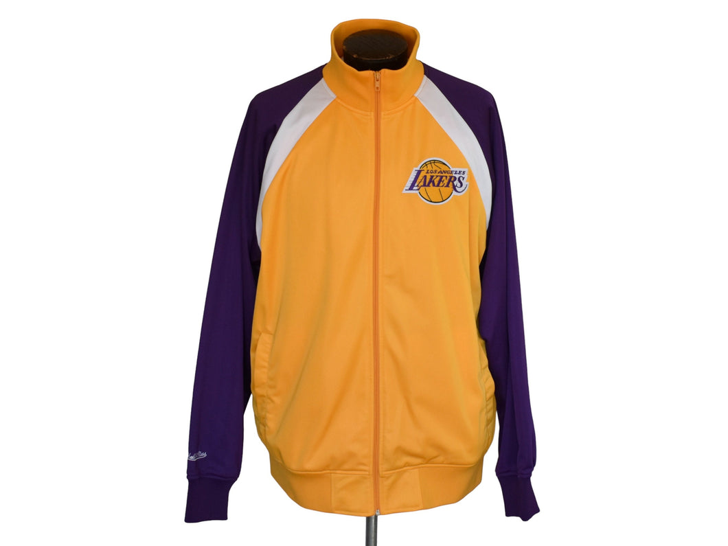 Los Angeles Lakers Mitchell & Ness Zip Front Track Jacket Size XXL