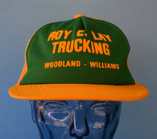Load image into Gallery viewer, Vintage 80s Roy E. Lay Trucking Two Tone Trucker Hat - Squidbillies